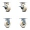 Service Caster 5 Inch Kingpinless Nylon Wheel Caster Brakes 2 Rigid, 2PK SCC-KP30S520-NYR-SLB-2-R-2 - alternate 1